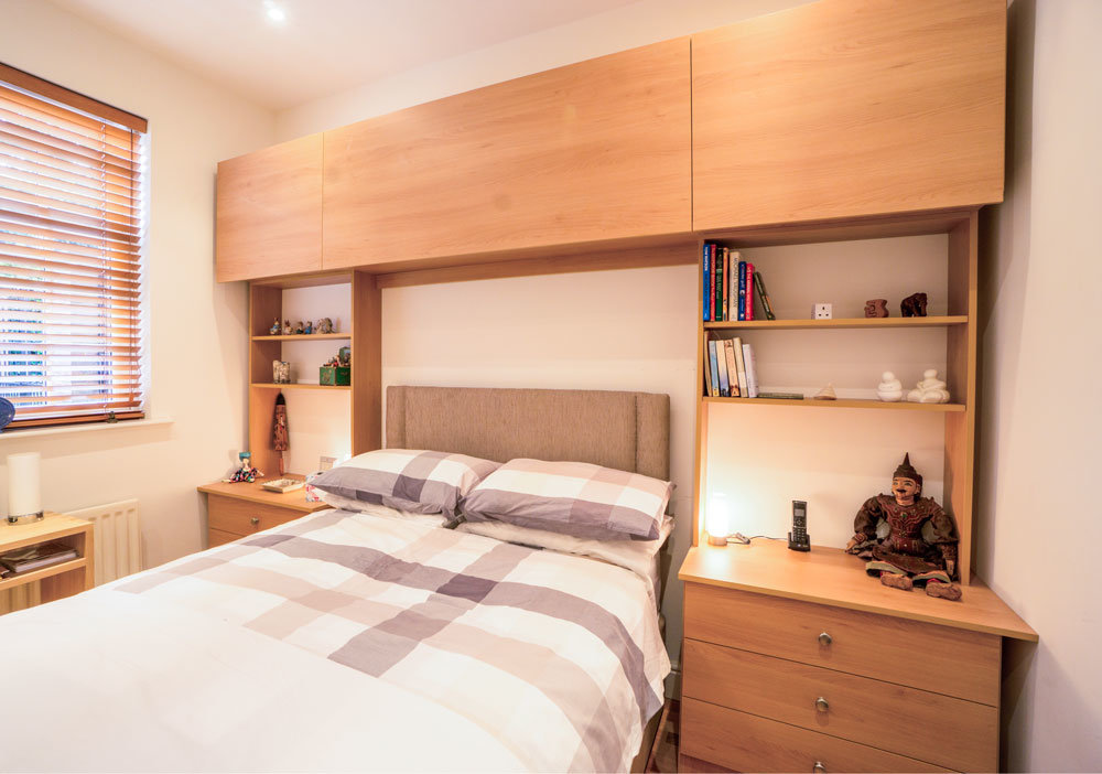 self-build fitted bedroom furniture